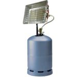 Chauffage radiant de chantier gaz - PROWELTEK - 4,2kW - Allumage piezo - Thermocouple - Détendeur réglable