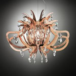 Slamp Lillibet -design-riippuvalaisin, kupari