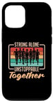 iPhone 12/12 Pro Strong Alone Unstoppable Retro Race Cross Country Running Case