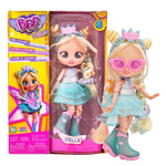 BFF BY CRY BABIES Poupée avec cheveux longs, vêtements en tissu et 9 accessoires - Stella Poupée mannequin-Jouet Cadeau pour Garçons et Filles + 3 ans