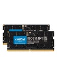 Crucial Classic SODIMM DDR5-5600 - 48GB - CL46 - Dual Channel (2 pcs) - Sort