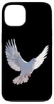 Coque pour iPhone 13 Colombe en Blanc Pigeon de la Ville Ramier Blanc Colombes