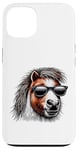 Coque pour iPhone 13 Shetland Pony s Funny Shetland avec attitude