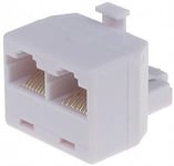 Jakelija RJ 45 -liitin / 2 x RJ 45 -liitin