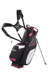 MacGregor Paramount Hybrid 14 Golf Club Stand Carry Trolley Bag, Black/Red