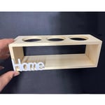 Support En Bois Pour Plante Hydroponique,Support En Bois Uniquement,Décoration De La Maison,Accessoires Pour La Propagation,Plante Hydroponique - Type 3 Holes