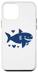 iPhone 12 mini Small Fish Shark Cute Minimalist Simple Shark Case