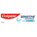 4 x 75ml Tubes Colgate Sensitive Sensifoam Whitening Toothpaste