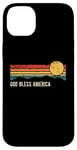 iPhone 14 Plus God Bless America Sunset Distressed Style Design Case