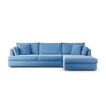 Habitat Holmfirth Right Hand Corner Sofa - Sky Blue 4 Seater