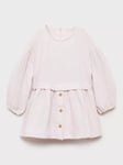 Mango Kids' Lila Cotton Dress, Pastel Purple