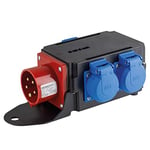 AS Schwabe Mixo Adapter/Power Splitter Versatile, Space-Saving, Universal, Mobile and Robust, 60524