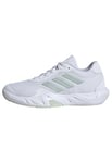 adidas Women's Amplimove Trainer Shoes Non-Football Low, Cloud White/Linen Green/Dash Grey, 4 UK