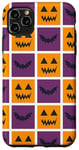 Coque pour iPhone 11 Pro Max Chauve-souris vampire d'Halloween citrouille orange pour homme femme enfant fille garçon