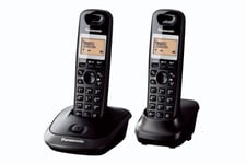 Panasonic Kx-Tg2512fxt, Dect-Telefon, Högtalartelefon, 50 Poster, Namn Och Uppringnings-Id, Svart