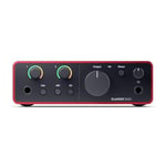 Focusrite Scarlett Solo 4th Gen USB Audio Interface, for the Guitarist, Vocalist, or Producer — High-Fidelity, Studio Quality Recording, and All the Software You Need to Record