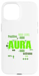 iPhone 15 Green Max Aura Green Color Graphic Case