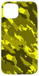 iPhone 15 Plus Yellow Style Pattern Camouflage Case