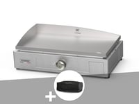 La Plancha Inox 160 électrique + housse de protection - Le Marquier