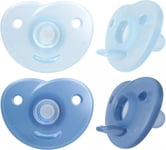 Philips Avent SCF099/21 Soothie nappar, 0 - 6 månader, 2 st, blå