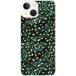 Coque pour Iphone 15 PLUS leopard vert