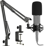 At2020 Support De Microphone Avec Filtre Pop Pour Microphone At2020 At2020Usb+ At2035 Atr2500X At2020V