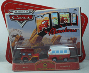 Mattel Disney Pixar Cars Mini Adventures SARGE & FILLMORE Fire Department MOC