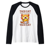 Taco Cat Spelled Backwards Is Taco Cat Raglan Baseball Tee