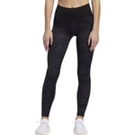 adidas Believe This Jacquard High Rise Womens Training Tights Black Running Run