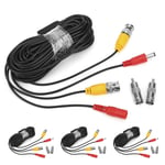 Video Power Cable PVC Cover Material CCTV Power Cord Security Systems For Video