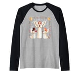 Hark The Herald Angels Sing Christmas Carol Song Raglan Baseball Tee