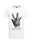 Mister Tee Men's Westside Connection 2.0 Tee T Shirt, White, XL UK