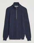 Peregrine Felix Quarter Zip Jumper Navy