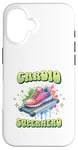 Coque pour iPhone 16 Chaussure de course mignonne de super-héros de tapis roulant