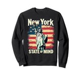 New York State of Mind Statue of Liberty Nyc New York City Sweatshirt