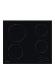 Indesit Ri161C 60Cm Built-In Ceramic Hob - Black - Hob With Installation