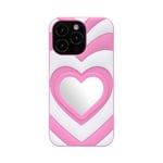 Trolsk Heart Mirror Case (iPhone 13 Pro) - Rosa