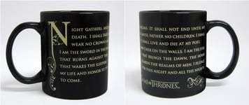 GAME OF THRONES Mug Tasse SERMENT GARDE NUIT NIGHT WATCH JON SNOW 320ml