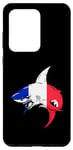 Coque pour Galaxy S20 Ultra Drapeau France Requin Fierté Drapeau Français Racines France Souvenir