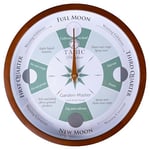 Tabic Planeteco Garden Master - Moon Gardening Clock - farmers almanac and lunar cycle -Essential Gardening Tool for Biodynamic & Organic Gardening - Transform Your Garden - Dark Stain