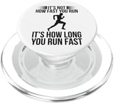 Running Runner Half Marathon It's Not How Fast You Run It's PopSockets PopGrip for MagSafe