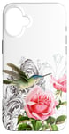 Coque pour iPhone 16 Plus Protective Phone Case for Cute Girls Women Humming Bird