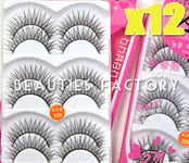 Korean Style Lashes - 12 par - 6