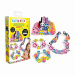 Cutie Stix Lansay Recharge Happy - A Utiliser avec Atelier 11 Stix Thème Smiley, Animaux Fleurs - pour Création Bijoux & Kit Bracelets pour Enfants dès 6 Ans - Loisirs Créatif