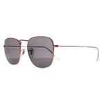 Ray-Ban Square Unisex Rose Gold Dark Grey RB3857 Frank material_metal1 - One Size