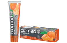 Biomed Citrus Fresh 97% Natural Toothpaste | Orange, Fresh Breath, Healthy Gums