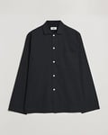 Tekla Poplin Pyjama Shirt All Black