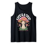 Trippy Pshychedelic Lifes Trip Mushroom Fungi Magic Hippie Tank Top