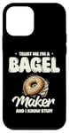 Coque pour iPhone 12 mini Croyez-moi, je fabrique des bagels et je sais tout