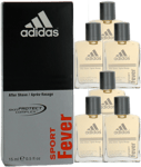 Sport Fever By Adidas For Men Combo Pack: After Shave Splash 3oz (6x0.5 Bottles)